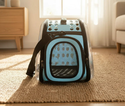 Photo produit de Sac de Transport Chat Transparent Pliable - Vue 4