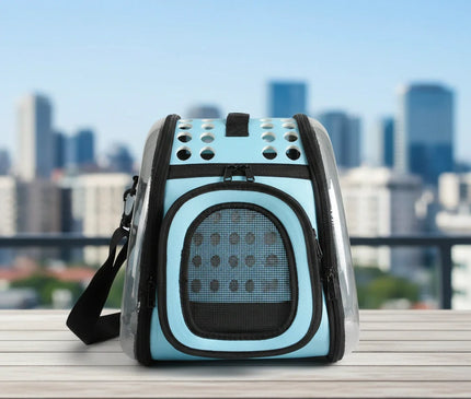 Photo produit de Sac de Transport Chat Transparent Pliable - Vue 5