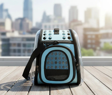 Photo produit de Sac de Transport Chat Transparent Pliable - Vue 5