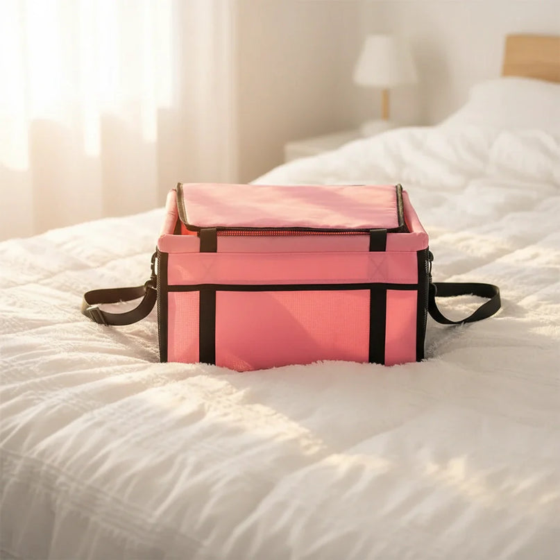 Photo produit de Sac de Transport Chat Voiture Sécurité Pliable - Vue 1